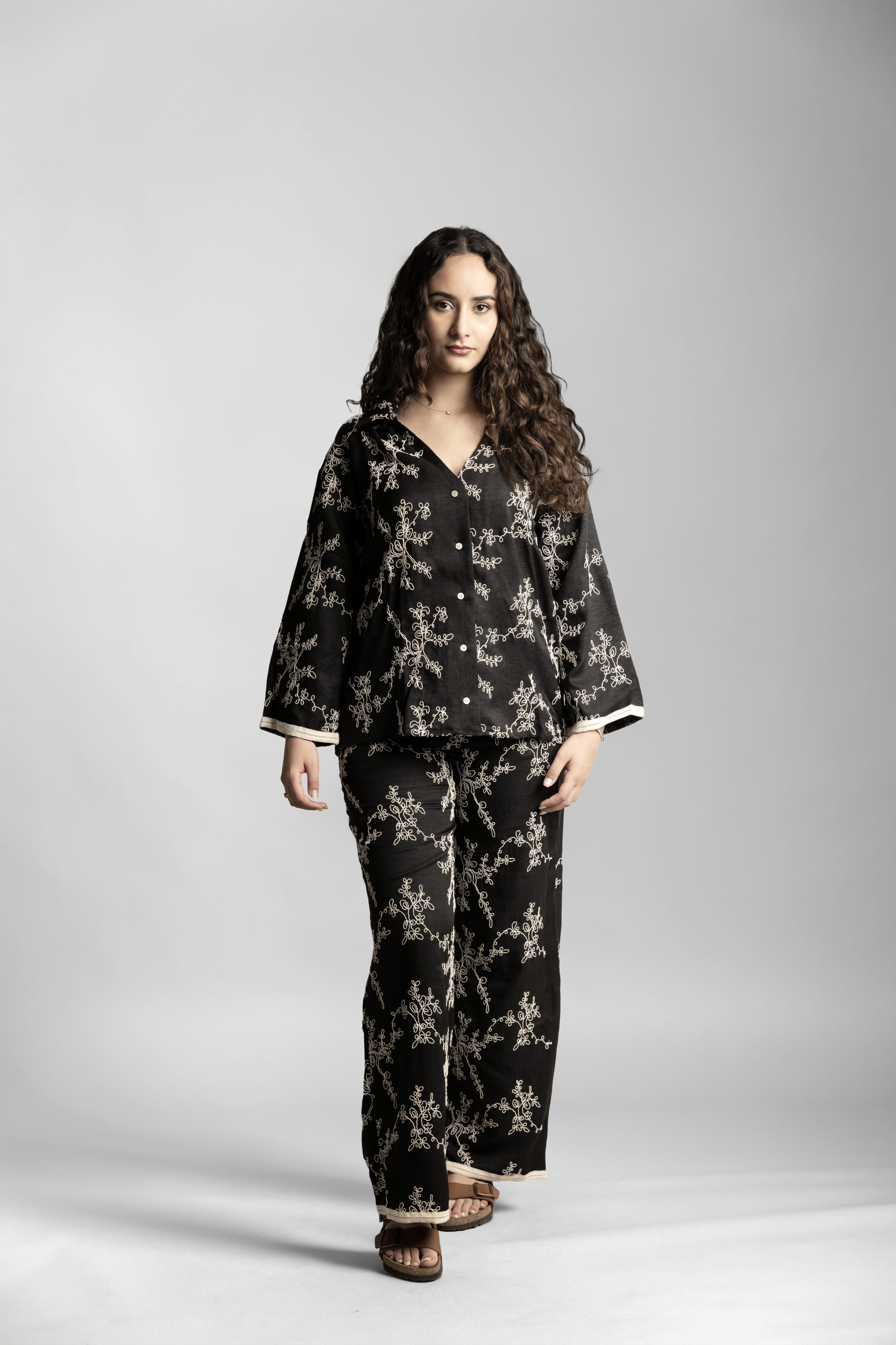 Ensemble 2 pièces broderie