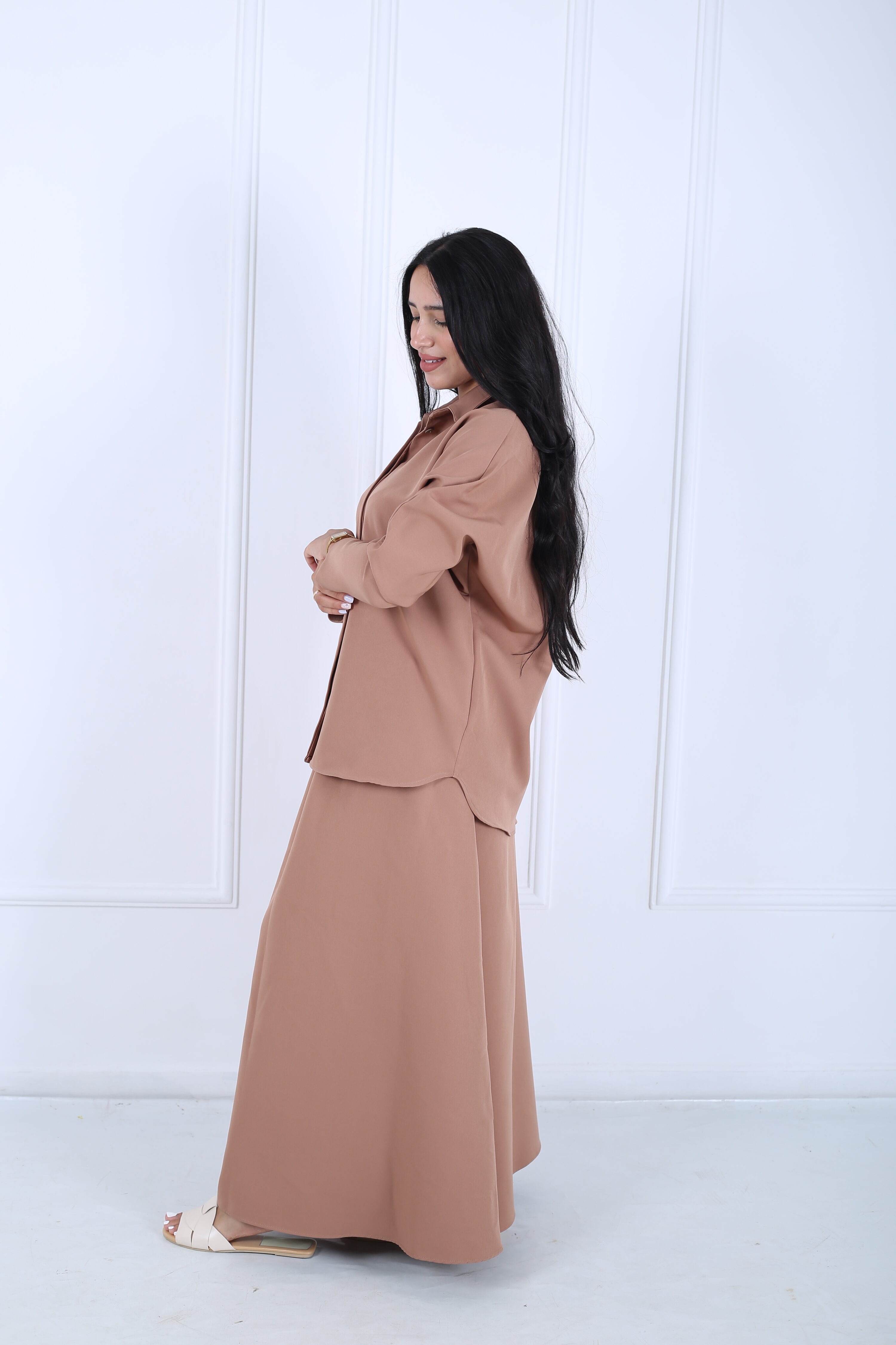 Ensemble chic en crepe de soie – Image 6