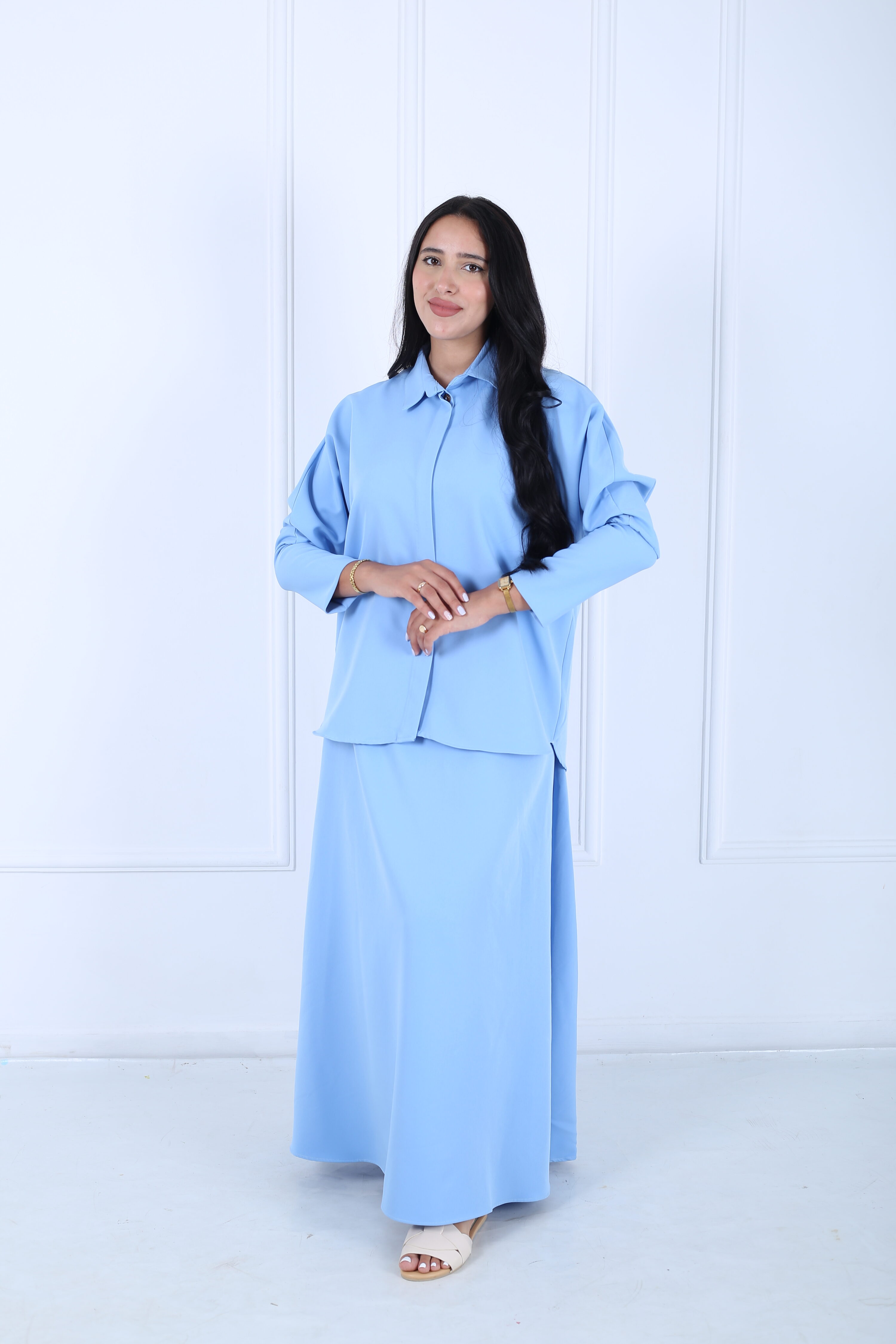 Ensemble chic en crepe de soie – Image 12