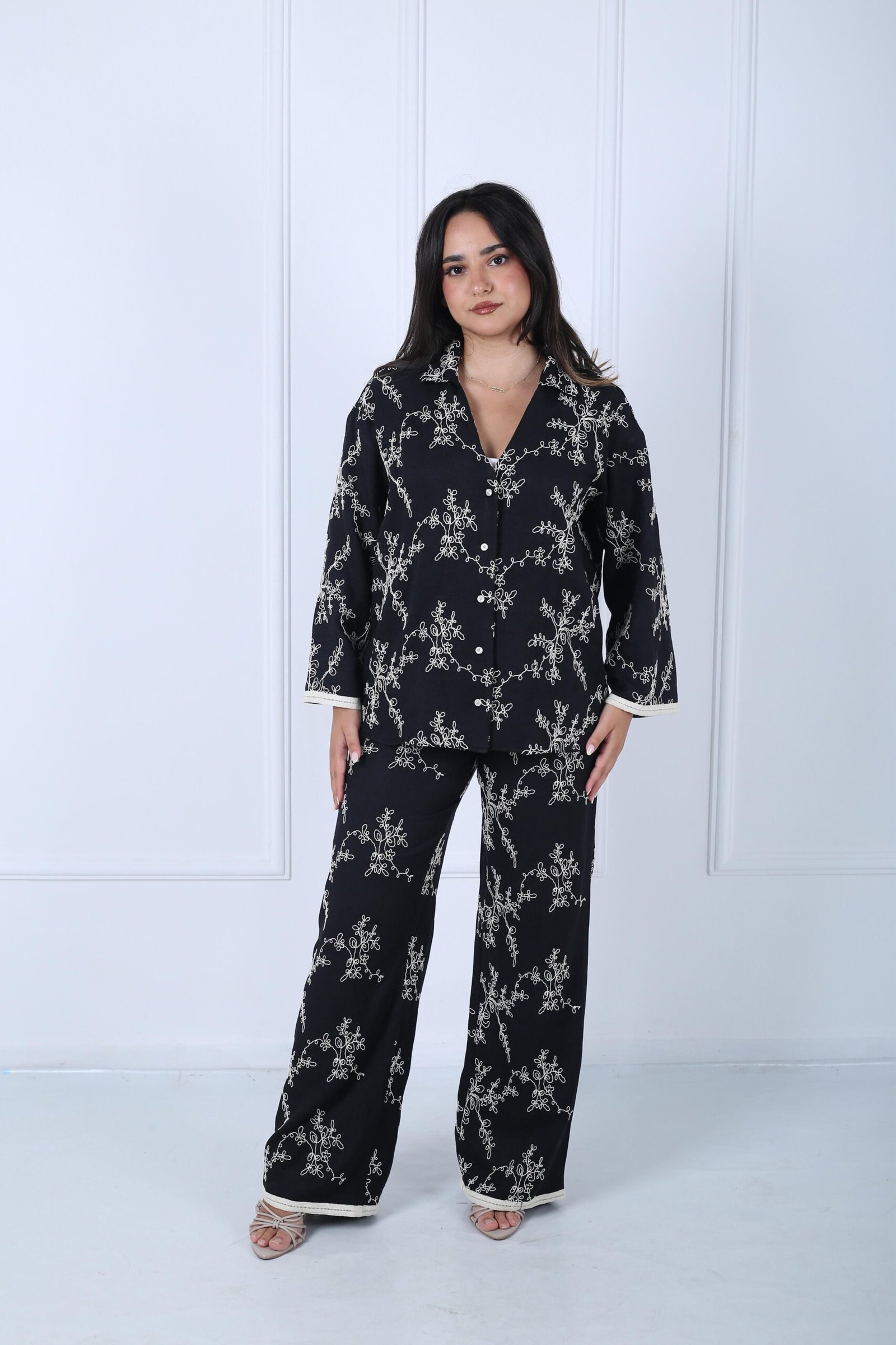 Ensemble 2 pièces broderie